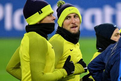 Dele Alli, left, and Harry Kane will be a handful for any opposition. Saschua Steinbach / EPA