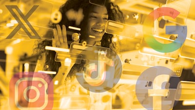 Social media platforms and search engines have signalled the start of a new age of information by allowing users to have more control over their feeds. Nick Donaldson/The National