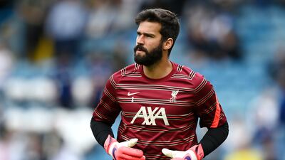 LIVERPOOL RATINGS: Alisson Becker - 7. Most of the Brazilian’s saves were straightforward. He was forced to scramble by Bamford’s chip but had a largely comfortable afternoon. Getty