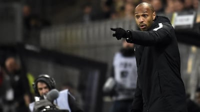 Monaco manager Thierry Henry has a huge challenge coming up on Wednesday evening - against Patrick Vieira's Nice. AFP