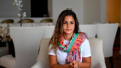 Saudi yoga enthusiast Budur al-Hamoud: "Yoga has nothing to do with religion. It's a sport... It does not interfere with my faith.":