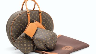 A limited-edition Iconoclast set of boxing gloves, mat and case by Karl Lagerfeld. Estimate: £3,000 – 5,000. Courtesy Christie's