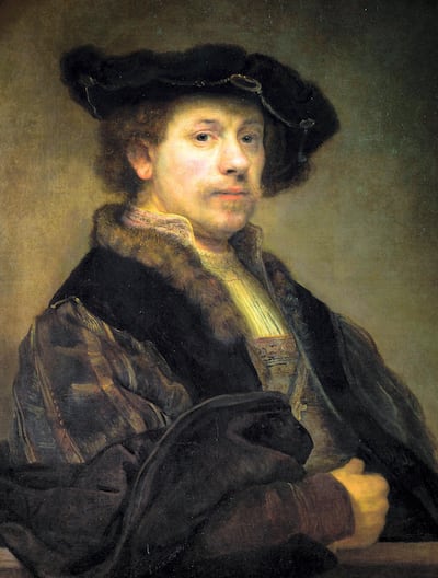 Rembrandt's 'Self-portrait at the Age of 34' (1640)