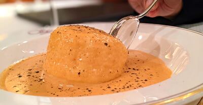 The souffle is a popular dish and served in a paprika sauce. Photo: Meenakshi J