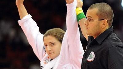 Luanna Alzuguir of Brazil is on track to win her third gold medal at the Abu Dhabi World Professional Jiu-Jitsu Tournament. She will face countrywoman Luiza Monteiro in the women's 66kg division on Saturday for the title.