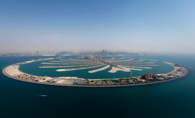 An aerial view of The Palm Jumeirah. The UAE has attracted hundreds of thousands of British citizens fed up with the UK's tax code. Reuters
