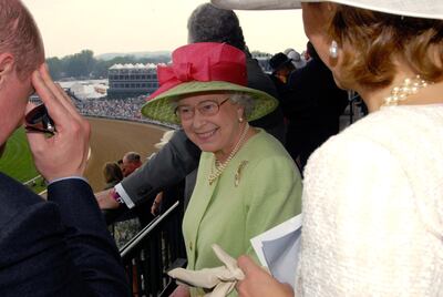 Queen Elizabeth II attends the 133rd Kentucky Derby at Churchill Downs in Louisville, Kentucky. Getty Images / AFP
