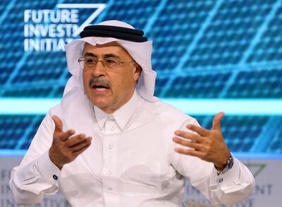 Aramco chief executive Amin Nasser said he expects a recent stimulus package from China's central bank to boost economic activity there. AFP
