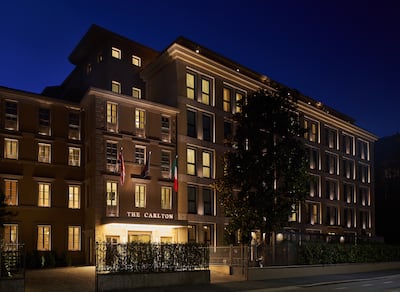 The hotel faces Milan's high-end fashion district. Photo: Rocco Forte Hotels