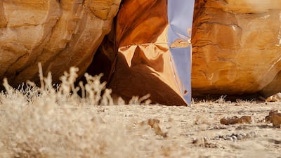 'Measuring the Physicality of the Void' by Shaikha Al Mazrou, 2022. Photo: Desert X Alula