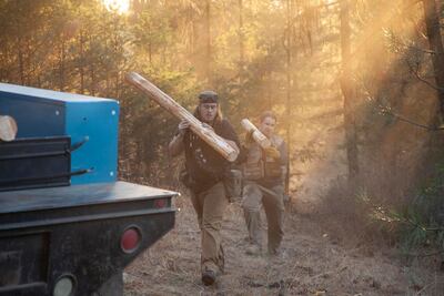 The Hines family move to the mountains of Tonasket, Washington, in 'Raising Wild'. Courtesy Discovery