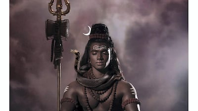 Model Kenith Gaeden as Shiva.