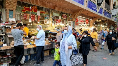 The Grand Bazaar in Tehran. Private sector interest in Iran's economy, particularly from US multinationals, could materialise quickly if sanctions were eased. AFP