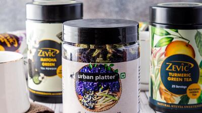 Tea blends from Zevic and Urban Platter, available at Hayawiia