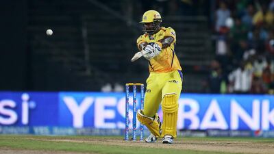 Dwayne Smith has been in top form all season for Chennai Super Kings. Pawan Singh / The National