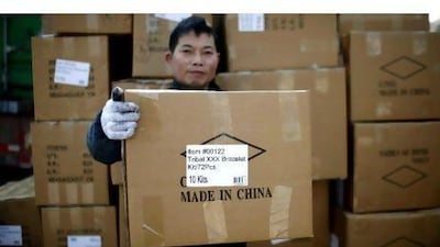 US households appear to have lost their appetite for Made in China goods and would now rather save than spend.