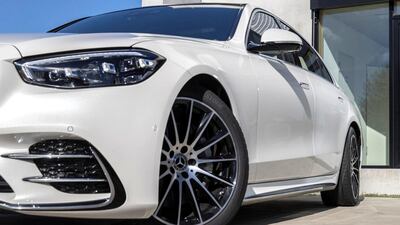 The lights on the S-Class are smaller but brighter than in previous models.