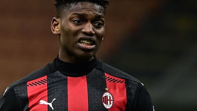 AC Milan's Portuguese forward Rafael Leao. AFP