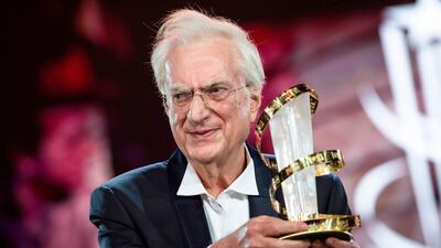 French director Bertrand Tavernier was awarded with the Etoile d'Or award during the 18th Marrakech International Film Festival. AFP