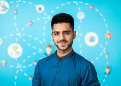 Zia Mirza has been madce to feel home by colleagues who are masterig sign language to ensure he is not left out of the conversation. Reem Mohammed/The National Reporter: Section: