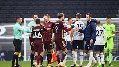 SUB: Jamie Shackleton (Alioski 64') - 4. One of two subs made by Marcelo Bielsa after Spurs scored their third. EPA
