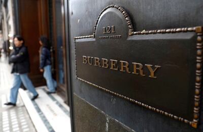 Burberry in mid November said that it would struggle to meet its annual revenue forecasts. Reuters