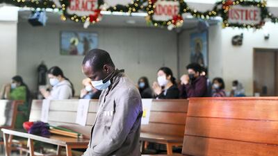 More than 18,000 people have booked places in 64 services being held at St Joseph’s church in Abu Dhabi over three days starting Thursday.