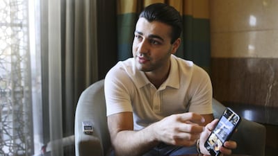 Sergey Petrossov, the chief executive of Jetsmarter, wants to bring private jets to smartphone users. Sarah Dea / The National