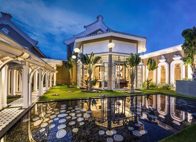 The receptio area of the JW Marriott Phu Quoc Emerald Bay Resort & Spa. Courtesy the JW Marriott Phu Quoc Emerald Bay Resort & Spa