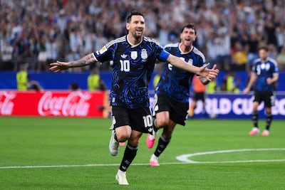 Lionel Messi came off the bench to score against Jordan - his sixth goal of the 2026 World Cup finals. AFP