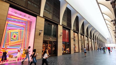 The Beirut Souks is an exclusive mall filled with brands such as Saint Laurent, Jimmy Choo and Kenzo.