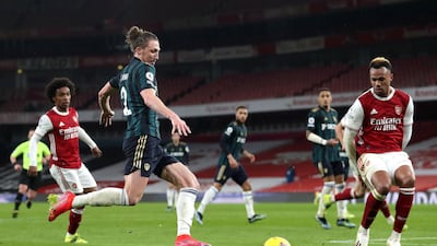 Leeds United's Luke Ayling in action at The Emirates Stadium. PA