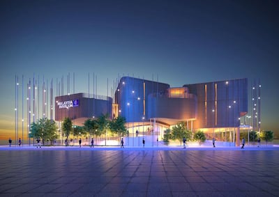 The wooden poles of the Malaysia Pavilion will be lit up at night to represent fireflies in mangrove trees.