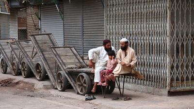 In Karachi, the shutters come down on July 19 as businesses go on strike, supported by dozens of trade bodies, in protest against tax provisions in Pakistan's new Finance Act. EPA