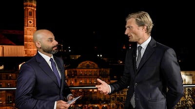 Carl Skau of the World Food Programme speaks to The National in Munich. The National