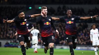 RB Leipzig (1) v Tottenham (0), Tuesday, KO: midnight: Without a win in their last five matches, two main strikers out injured, a manager publicly humiliating his own players, and a goal down from the first leg, It would be something of a shock if Spurs managed to turnaround this scoreline. Leipzig are a tough nut to crack as well, with the joint meanest defence in the Bundesliga coming up against a side who played midfielder Dele Alli up front in their last match. Spurs manager Jose Mourinho will need to inspire something special to flip the script here. Getty. PREDICTION: RB Leipzig 2 v Tottenham 1; Leipzig win 3-1 on aggregate.