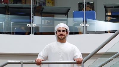 After two anxious months Khaleefa Al Dhaheri, a student at the British School Al Khubairat, finally received the news he had been waiting for on Thursday – he had gained three A’s and one A* to clinch a place at the London School of Economics. Delores Johnson / The National