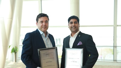 Beema's chief executive officer Nicola Garelli and Indraneel Jain, the company's chief business officer. Photo: Supplied