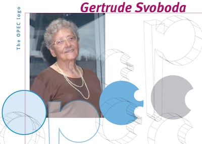This 2005 Opec bulletin featured an interview with Gertrude Svoboda. Photo: Opec