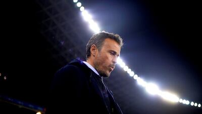 Barcelona manager Luis Enrique saw his team dominated by Real Sociedad at Anoeta, San Sebastian, Spain, on Sunday, November 27, 2016. Vincent West / Reuters