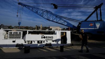 The Boring Company unveils the first test tunnel of a proposed underground transportation network across Los Angeles County. Reuters