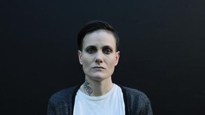 Casey Legler, a former Olympic swimmer, is the first woman with a contract as a male Model. Ilya S Savenok / Getty Images / AFP