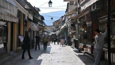 The Turkish bazaar, home to the city's Muslim Albanian and Turkish minorities, is the historical heart of Skopje. Mariwan Salihi.