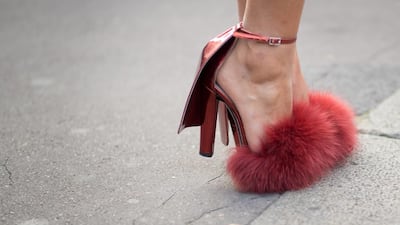 A guest in Alexander Wang during Paris Fashion Week, September 2014. Timur Emek / Getty Images