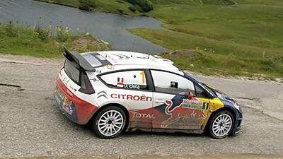 Loeb cruised to his 58th career victory, giving him a 51-point lead at the top of the drivers' race.