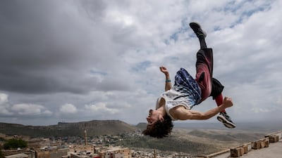 The old city of Mardin, Turkey, provides a spectacular backdrop to this year’s Freerunning and Parkour World Series. EPA