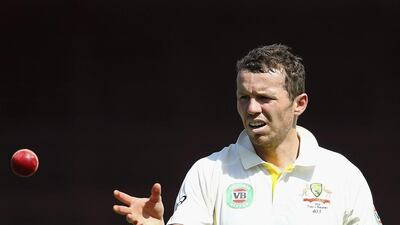 Peter Siddle says he must use the new ball well on the Dubai pitch. Francois Nel / Getty Images