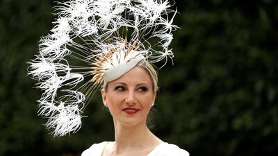 Racegoers during ladies day. Getty