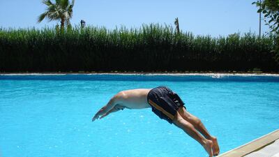 Going to the pool is one way to get in some exercise. Getty