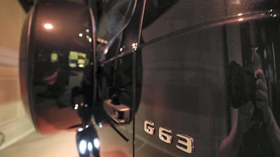 The G-Class was first put into production in 1979. Chris Whiteoak / The National